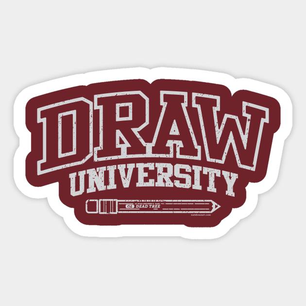 Draw University Sticker by natebear